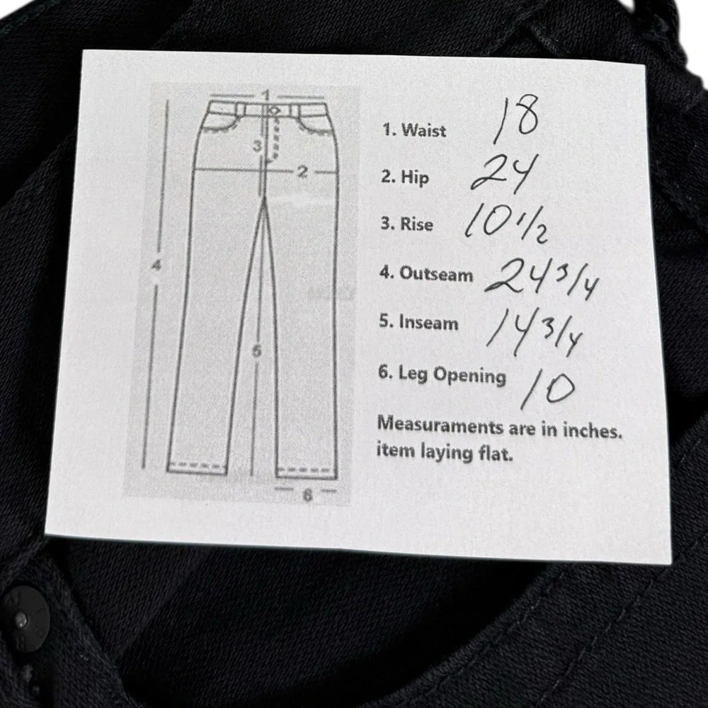 True Religion Mens 36 Cut Off Shorts 5 Pocket Black Denim Cotton 15” Inseam - Picture 7 of 11